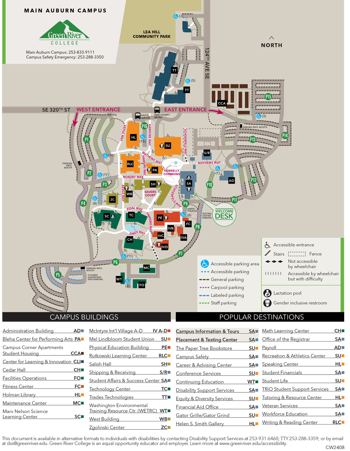 Campus Map Color Image 012024