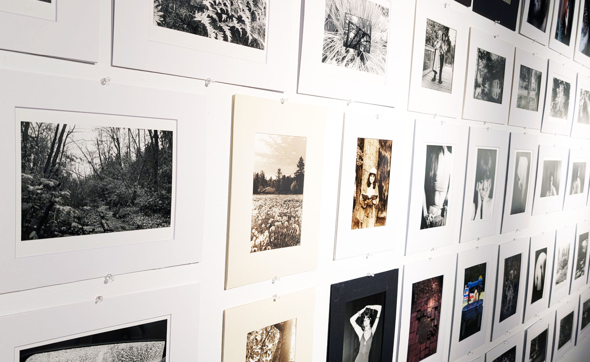 Student photographs in the Helen S. Smith Gallery