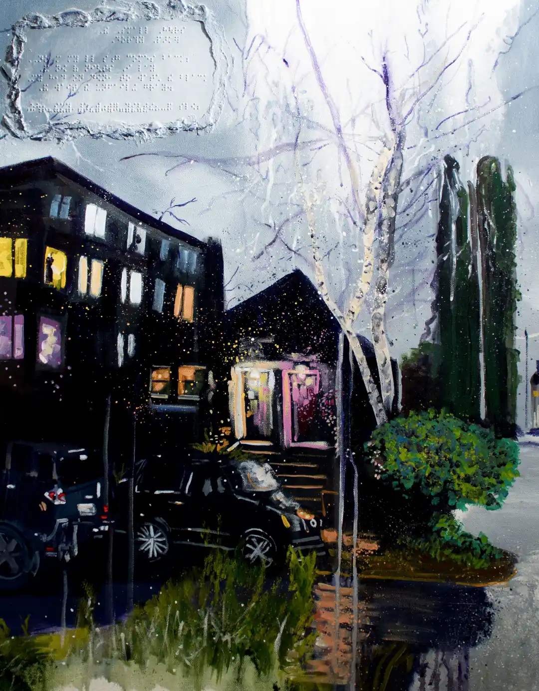 Ian Shearer, The Small Hours, 28 x 22, mixed media, 2025