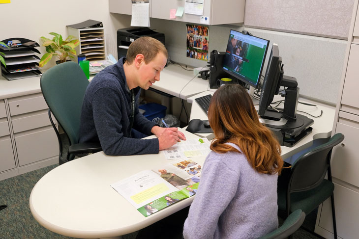 Max Burnham Advising Student