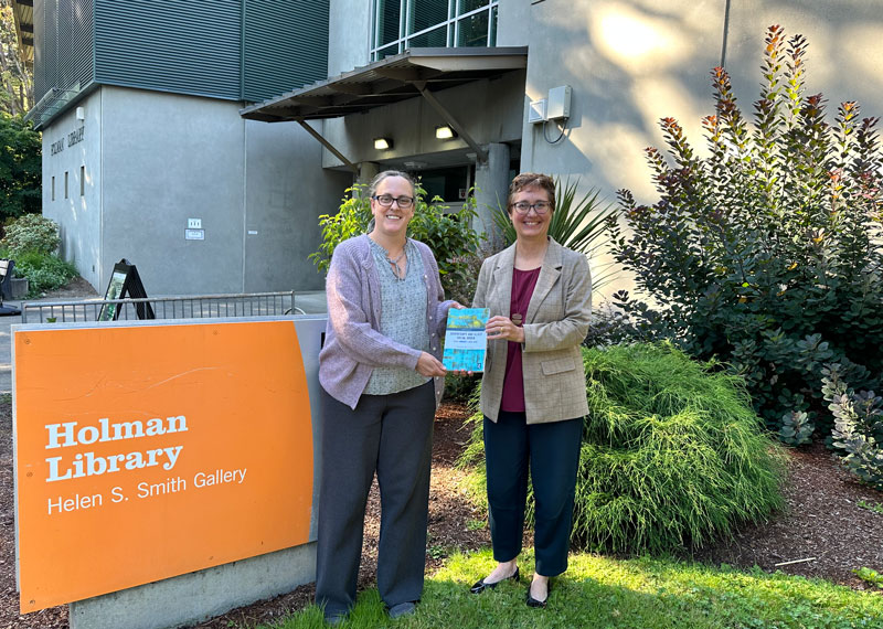Chris Lilyblad book donation to Holman Library Chris Lilyblad book donation to Holman Library