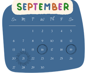 2026 September Events Calendar