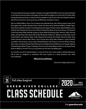 Class Schedules Catalog Green River College
