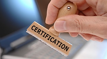 certifications