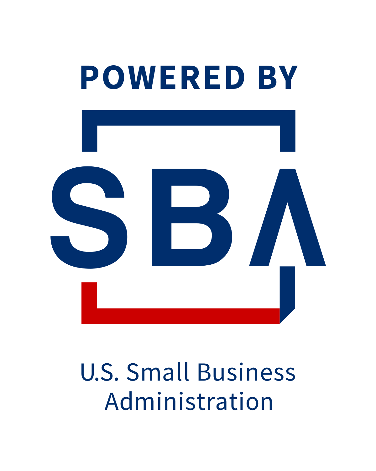 logo reading 'Powered by SBA U.S. Small Business Administration'