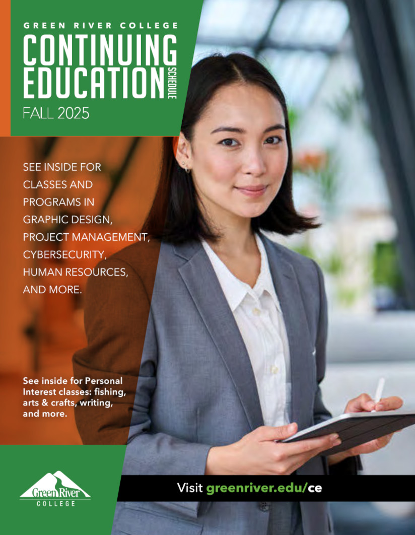 Green River College Continuing Education Class Schedule, Fall 2025